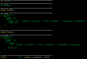 Ansible Wildfly Module execution